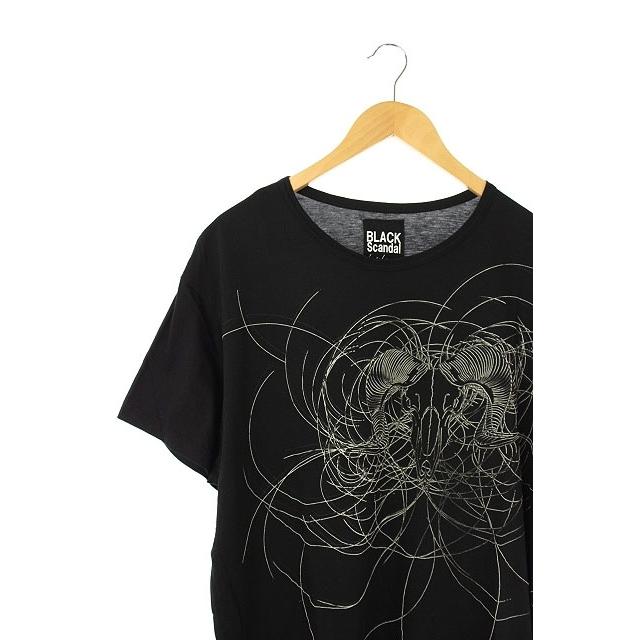 クライマックスセール 中古 ヨウジヤマモト Yohji Yamamoto ブラックスキャンダル Black Scandal 19aw バッファロープリントtシャツ カットソー 半袖 3 黒 ブラック Es Os 170 ブランド古着販売のベクトル 通販 Yahoo ショッピング 絶対的存在へ