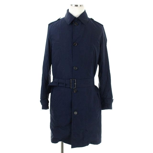 中古 プラダ Prada ベルト付ステンカラーコート ロング シングル 44 紺 ネイビー Df Os Sh メンズ ベクトル 古着 170 ブランド古着販売のベクトル 通販 Yahoo ショッピング