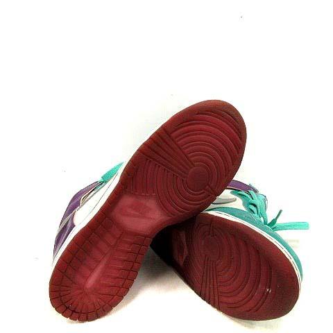 中古 ナイキ Nike スニーカー ハイカット ダンク ハイ Gs Dunk High Gs ロゴ 24cm 緑 紫 3019 101 Yi31 レディース ベクトル 古着 170 ブランド古着販売のベクトル 通販 Yahoo ショッピング