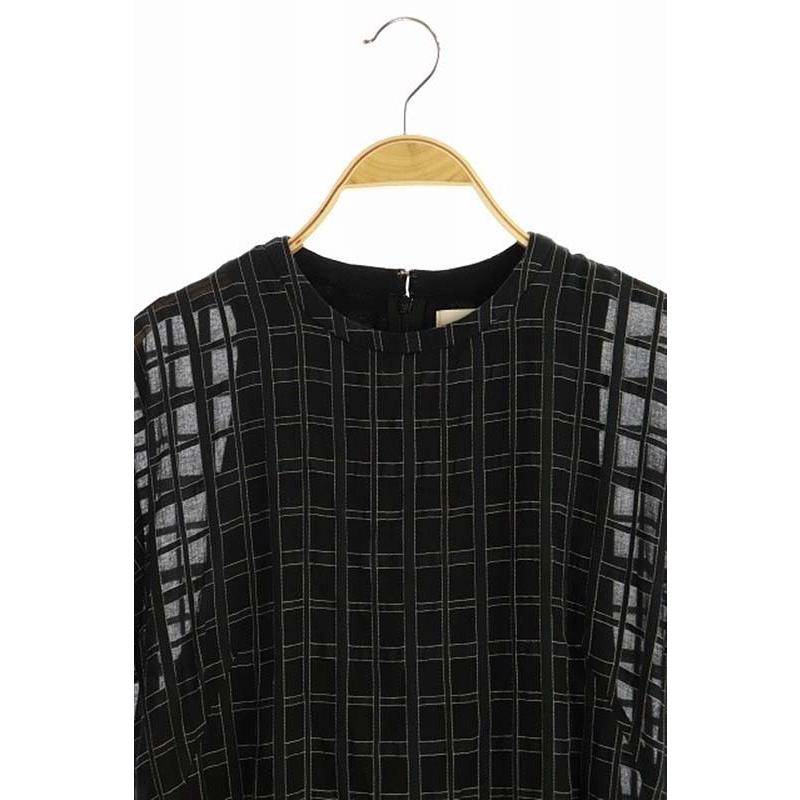 中古 アキラナカ Akira Naka ワンピース オーガンジー レイヤード 半袖 ロング 1 黒 カーキ Ao Os レディース ベクトル 古着 170 ブランド古着販売のベクトル 通販 Yahoo ショッピング