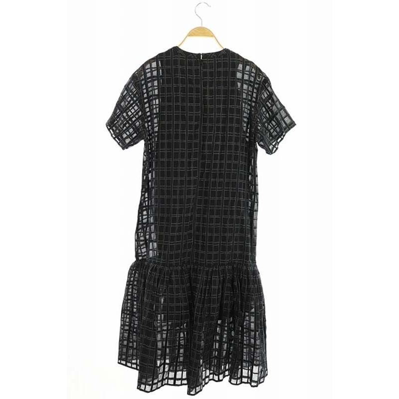 中古 アキラナカ Akira Naka ワンピース オーガンジー レイヤード 半袖 ロング 1 黒 カーキ Ao Os レディース ベクトル 古着 170 ブランド古着販売のベクトル 通販 Yahoo ショッピング