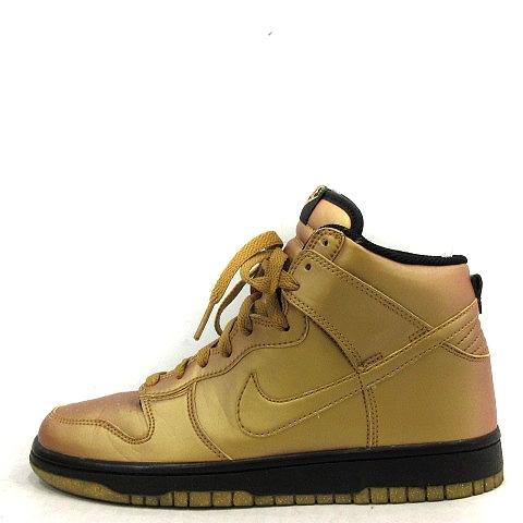 中古 ナイキ Nike Dunk High Olympic ダンク ハイ チャンプパック スニーカー ハイカット 24cm ゴールド色 3048 771 Ak23 レディース ベクトル 古着 170 ブランド古着販売のベクトル 通販 Yahoo ショッピング