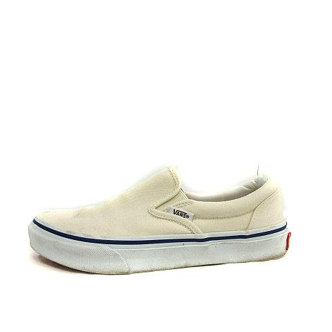 中古 バンズ Vans シューズ スリッポン スニーカー キャンバス 23cm 白 ホワイト Yo9 レディース ベクトル 古着 170 ブランド古着販売のベクトル 通販 Yahoo ショッピング