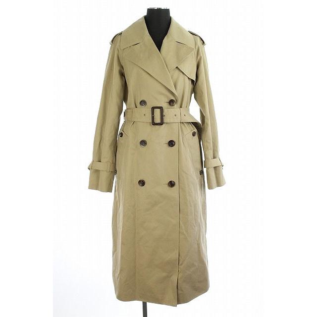 中古 トレンチコート ロング アウター ダブル ベルト付き 36 ベージュ Df Os レディース ベクトル 古着 170 ブランド古着販売のベクトル 通販 Yahoo ショッピング