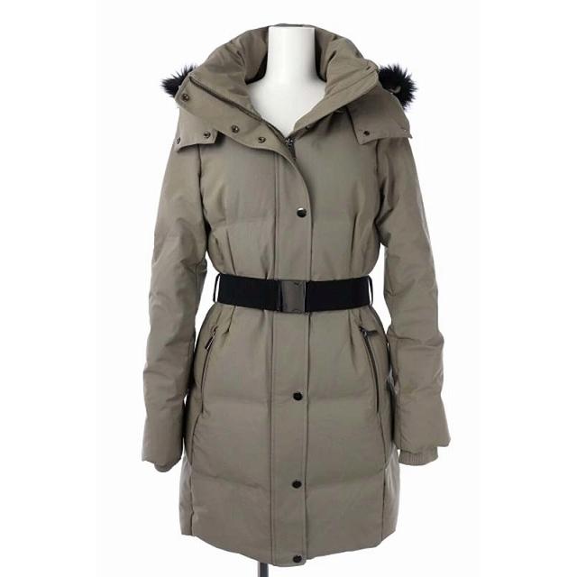 中古 ザラ Zara フードファーダウンコート フレア アウター ベルト付き S ベージュ グレージュ Cm Os レディース ベクトル 古着 170 ブランド古着販売のベクトル 通販 Yahoo ショッピング