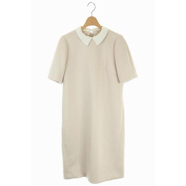 中古 セルフォード Celford 21ss 襟付きポンチコクーンワンピース ロング 半袖 38 ライトベージュ Hk Os レディース ベクトル 古着 170 ブランド古着販売のベクトル 通販 Yahoo ショッピング