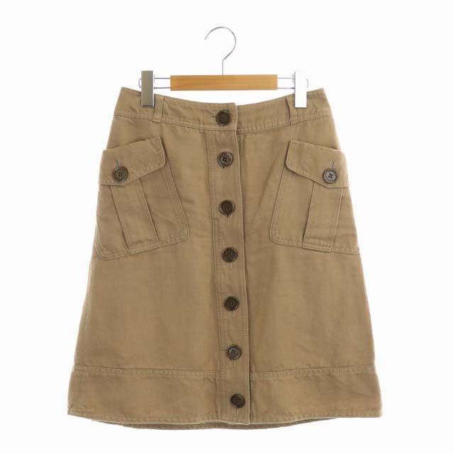 中古 バーバリー ロンドン BURBERRY LONDON 台形スカート ひざ丈