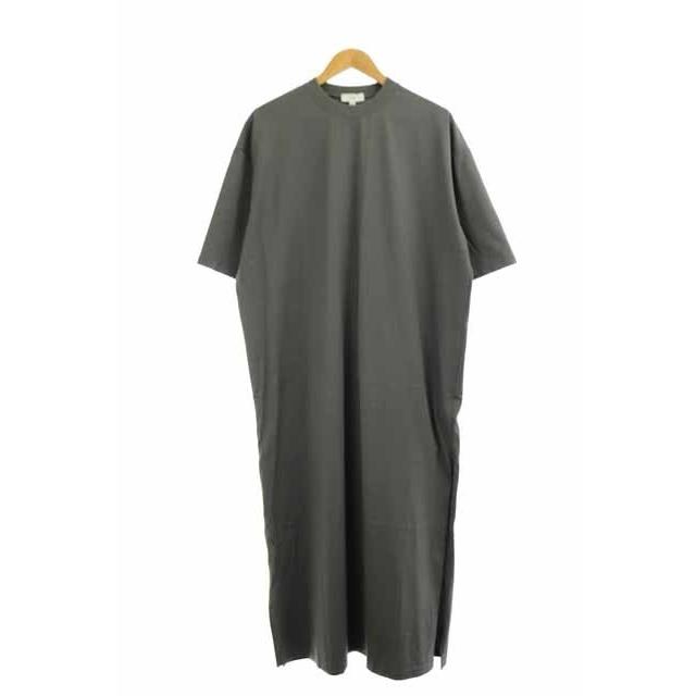 中古 ハイク Hyke 21ss 半袖 ワンピース ロング マキシ 七分袖 サイドスリット クルーネック 2 グレー Es Os レディース ベクトル 古着 170 ブランド古着販売のベクトル 通販 Yahoo ショッピング