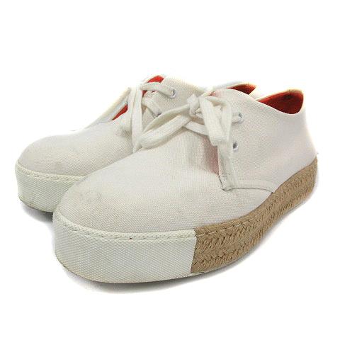 超新作 の 中古 エルメス Hermes エスパドリーユ ロゴ キャンバス Hermes スニーカー ブランド古着販売のベクトルyahoo ショッピング店 170 25cm 25cm 白 ホワイト Sr メンズ ベクトル 古着 170 ブランド古着販売のベクトル 新規