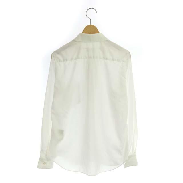 コムデギャルソンコムデギャルソン シャツ 丸襟 ラウンドカラー 長袖 XS 白