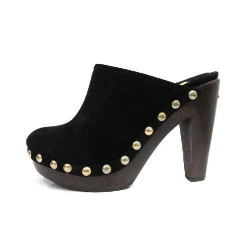 中古 ジミーチュウ JIMMY CHOO サンダル ハイヒール スタッズ スエード 