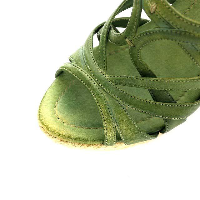 ミュウミュウ miumiu サンダル エスパドリーユ ウエッジソール