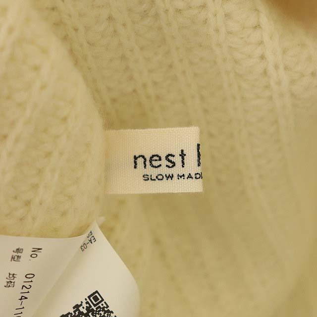 中古 ネストローブ nest Robe 21AW ラムウール プルオーバー ニット
