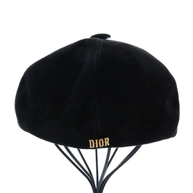 最新コレックション ブルー ベレー帽 Christian Dior Christian