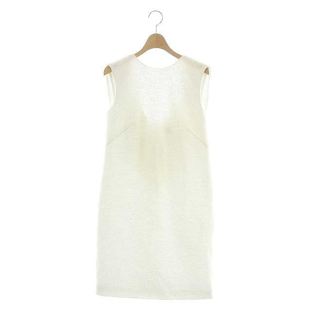 アディアム Adeam ノースリーブ ワンピース タイト バックu 2 白 ホワイト Cm Os レディース 170 ブランド古着販売のベクトル 通販 Yahoo ショッピング