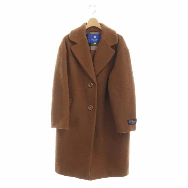 中古 ブルーレーベルクレストブリッジ Blue Label Crestbridge ウール チェスターコート アウター ロング 38 茶 ブラウン Hk Os レディース 最大79 オフ