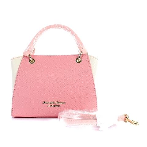 未使用品 サマンサタバサプチチョイス Samantha Thavasa Petit Choice ハンドバッグ ショルダーバッグ ピンク 白 Ak7 レディース 170 ブランド古着販売のベクトル 通販 Yahoo ショッピング