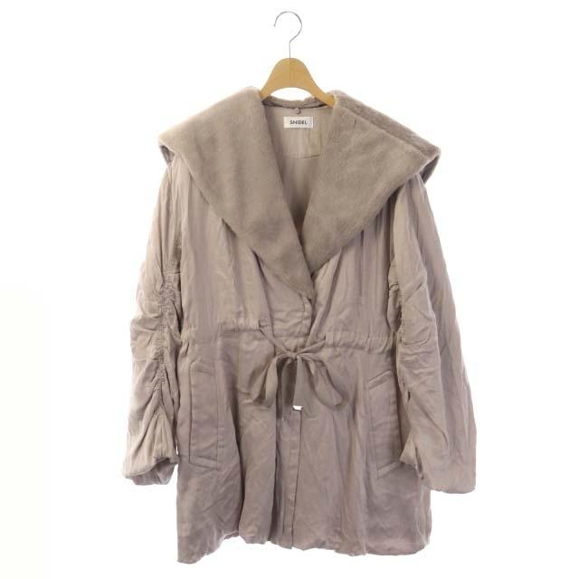 中古 スナイデル Snidel 21aw キュプラレディモッズコート アウター ミドル丈 セーラーカラー フェイクファー One ピンク 170 ブランド古着販売のベクトル 通販 Yahoo ショッピング