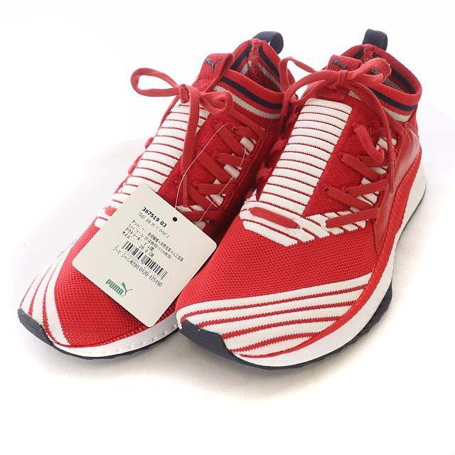 中古 未使用品 プーマ Puma スニーカー ニット ストライプ 26 0cm 赤 レッド Mf Os Sh メンズ ベクトル 古着 170 ブランド古着販売のベクトル 通販 Yahoo ショッピング