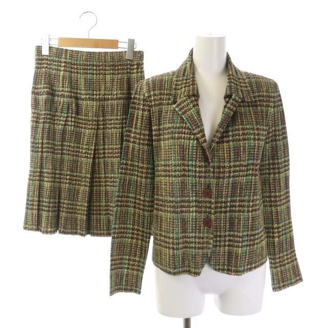 プリーツプリーズ PLEATS PLEASE セットアップ スーツ 上下 グレン