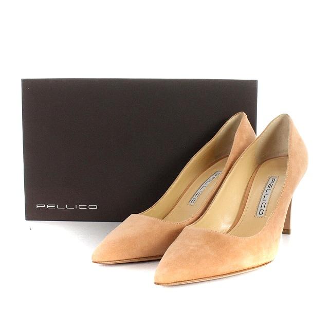 値下げ】ペリーコ ステッチフラットシューズ 37（24cm）キャメル www