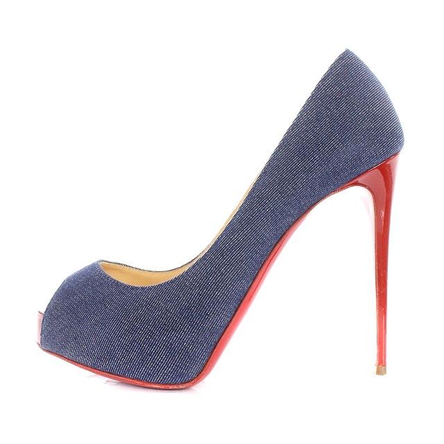 クリスチャンルブタン Christian louboutin パンプス オープントゥ
