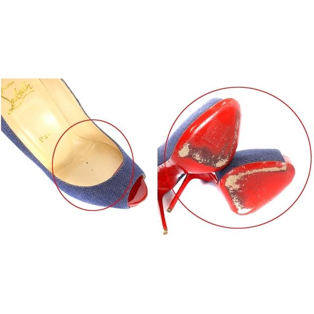 クリスチャンルブタン Christian louboutin パンプス オープントゥ