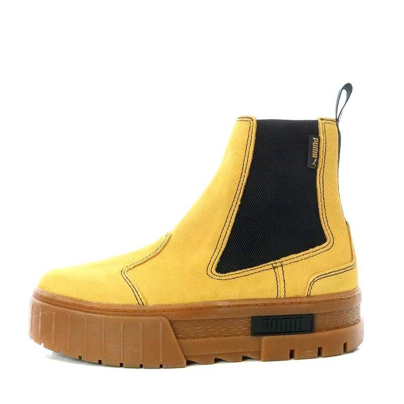 新品未使用】プーマ ブーツ チェルシー スウェード 22.0cm-