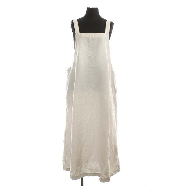 中古 ネストローブ Nest Robe コットンリネングログラン2wayエプロンワンピース サロペットスカート ロング F アイスグレー ベクトル 古着 170 ブランド古着販売のベクトル 通販 Yahoo ショッピング