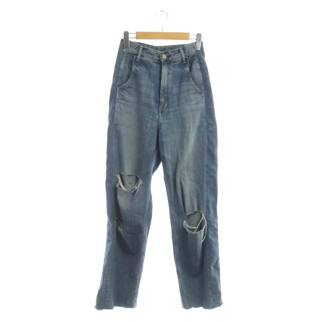 HYSTERIC GLAMOUR 切りっぱなし加工デニムパンツ 30 ヒス bckediri