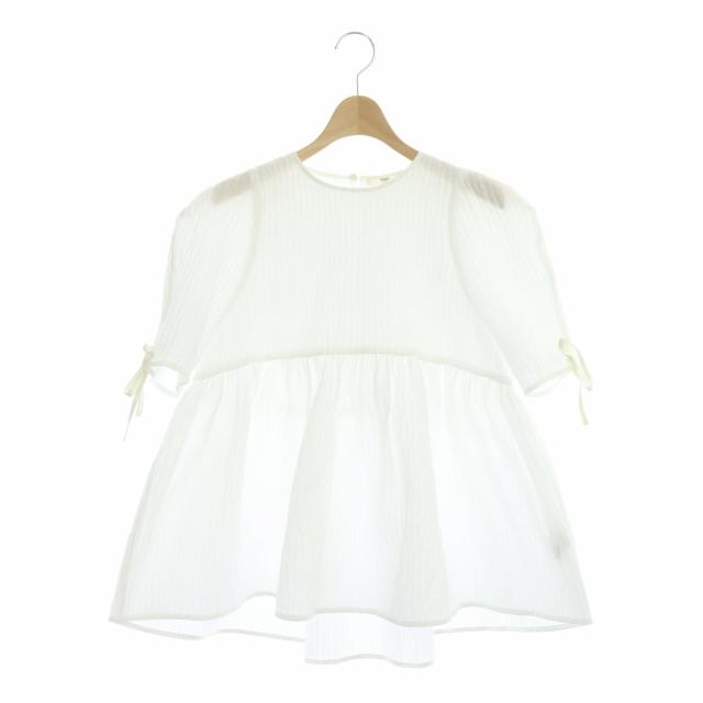 お洒落 yori フクレフレアブラウス 36 institutociensa.com.br