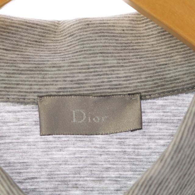 ディオールオム Dior HOMME ポロシャツ カットソー 半袖 ボーダー