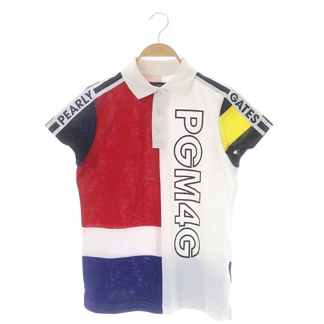 パーリーゲイツ PEARLY GATES 21SS ビッグ鹿の子ボーダー半袖