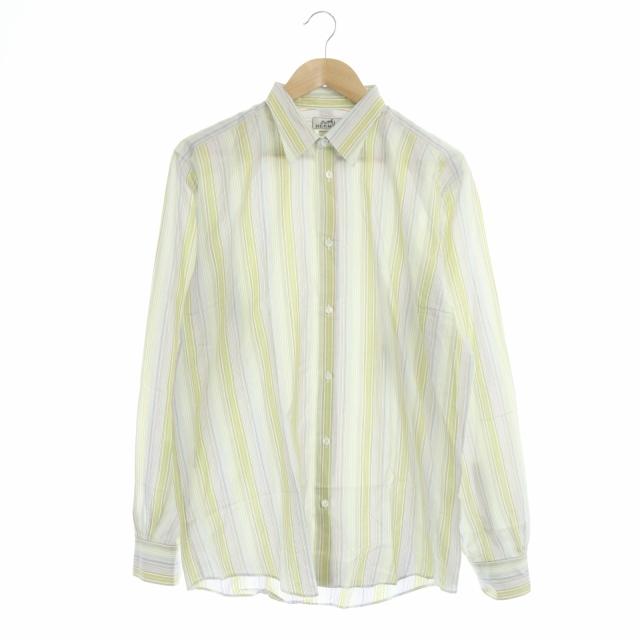 エルメス HERMES シャツ 長袖 ストライプ 16 41 マルチカラー /AA □OS
