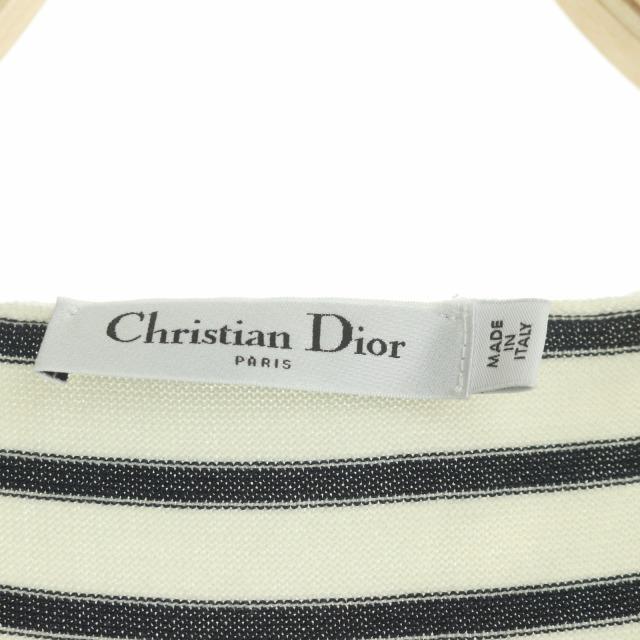 推奨 クリスチャンディオール CAPRI バックロゴ シルク ボーダー オフ