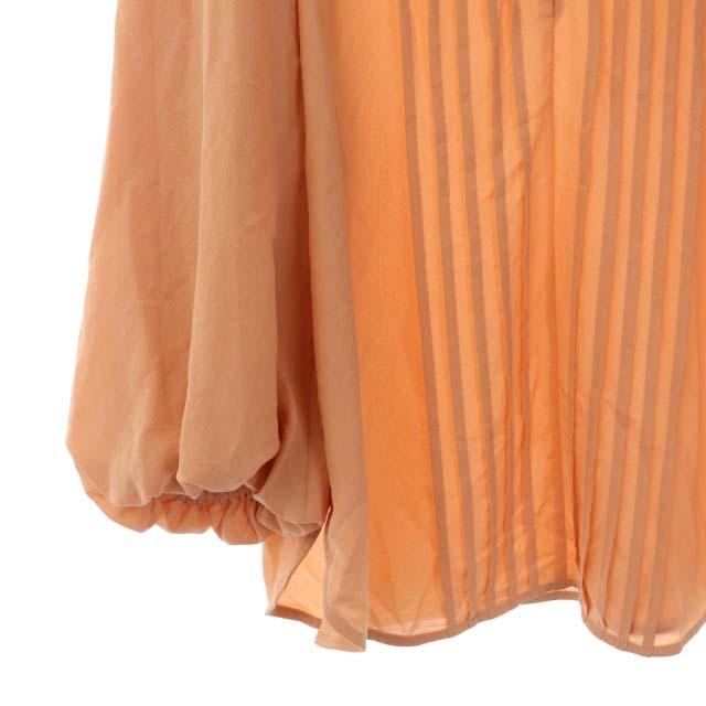 アナイ ANAYI 20AWジョーゼット袖ボリュームプリーツブラウス プル