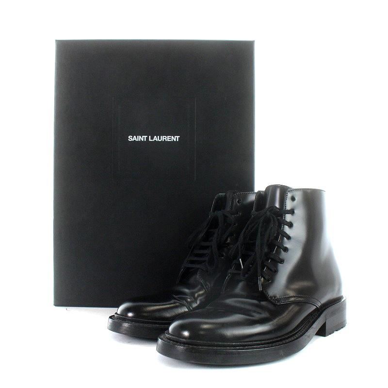 サンローラン パリ SAINT LAURENT PARIS ARMY レースアップブーツ