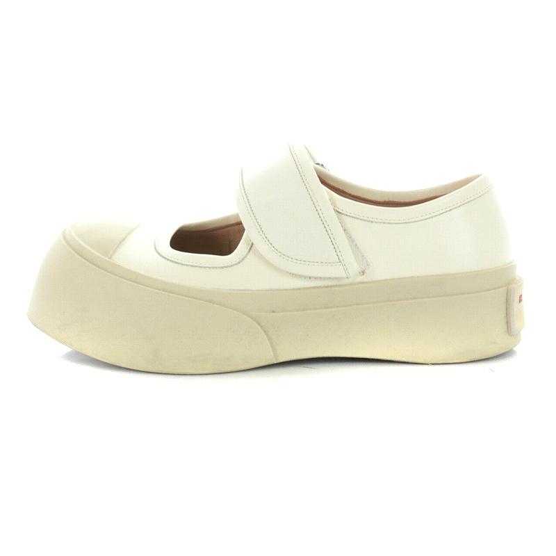 マルニ MARNI MARY JANE PABLO シューズ 24cm 白 | www.jarussi.com.br