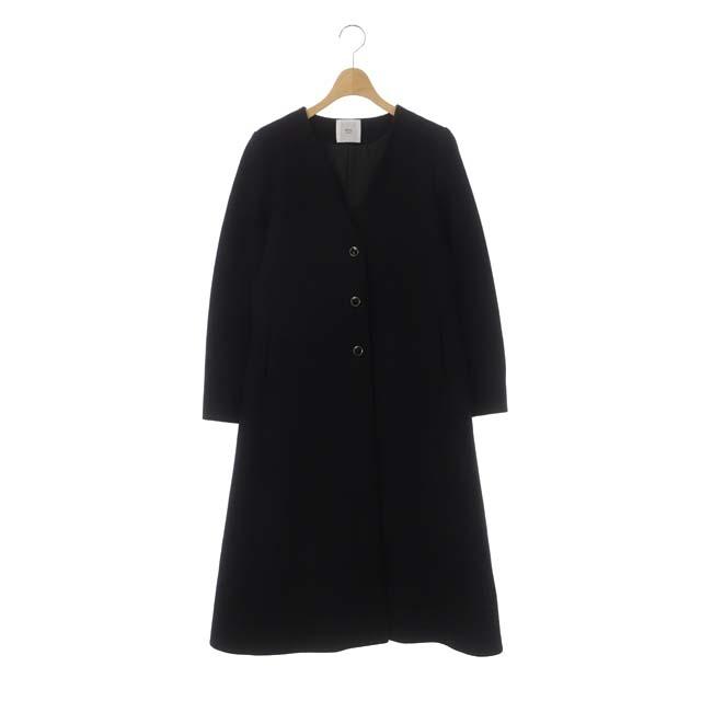 上品 IENA LA BOUCLE モッサーVネック フレアコート 38 asakusa.sub.jp