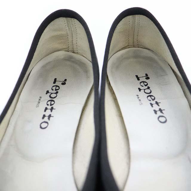 レペット Repetto バレエシューズ リボン スクエアトゥ 35 22.0cm 黒