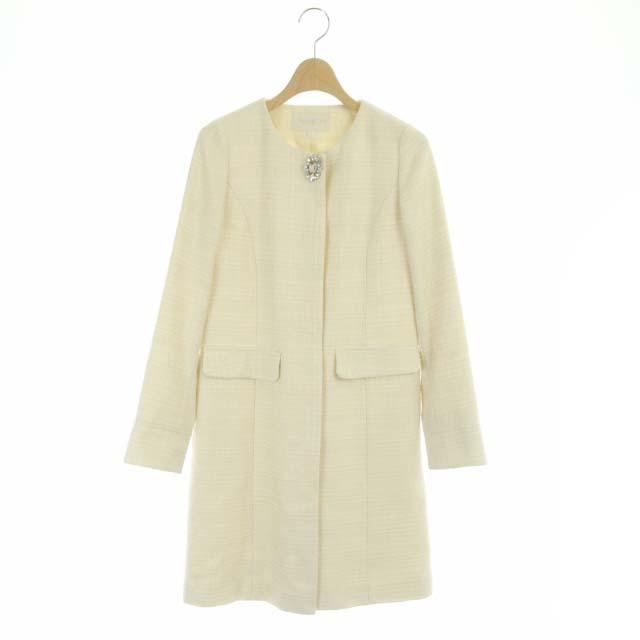 プロポーションボディドレッシング ノーカラーコート スプリングコート