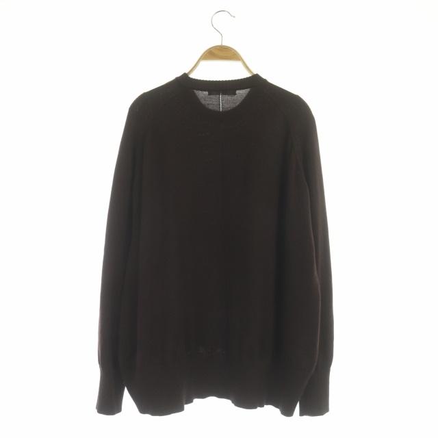 チノ CINOH 22AW WOOL PLATING CREW NECK KNIT ニット セーター 長袖  