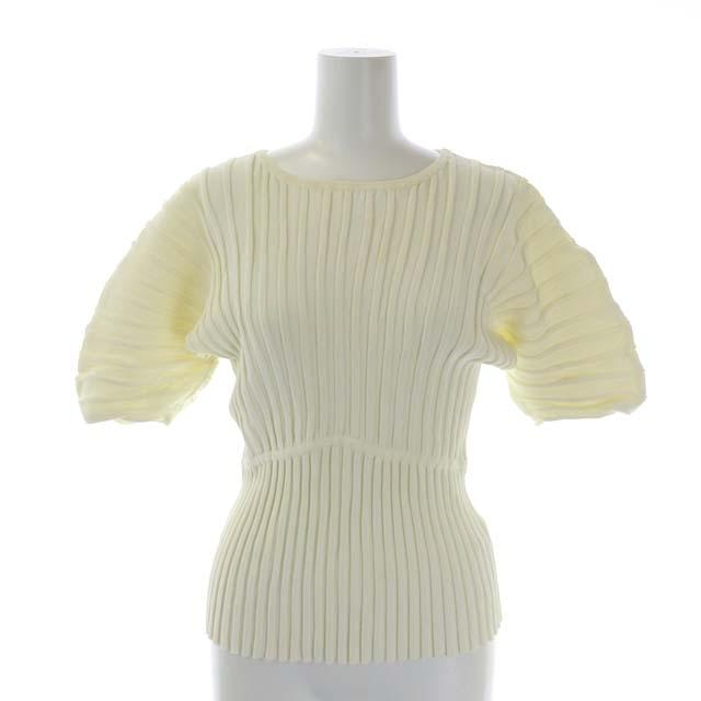 リリーブラウン Lily Brown 21SS プリーツニットトップス カットソー