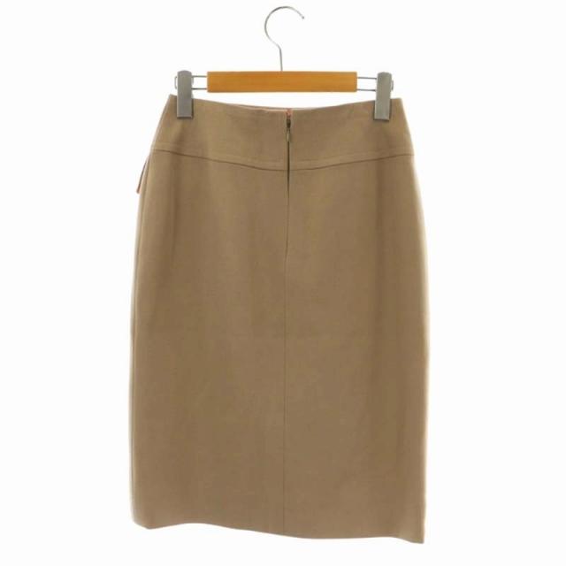 セリーヌ CELINE ヴィンテージ ロゴ金具タイトスカート 膝丈 38  