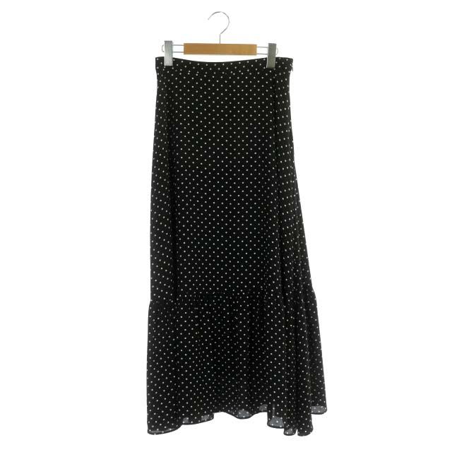 ユナイテッドアローズ UNITED ARROWS ドットティアードマキシスカート  