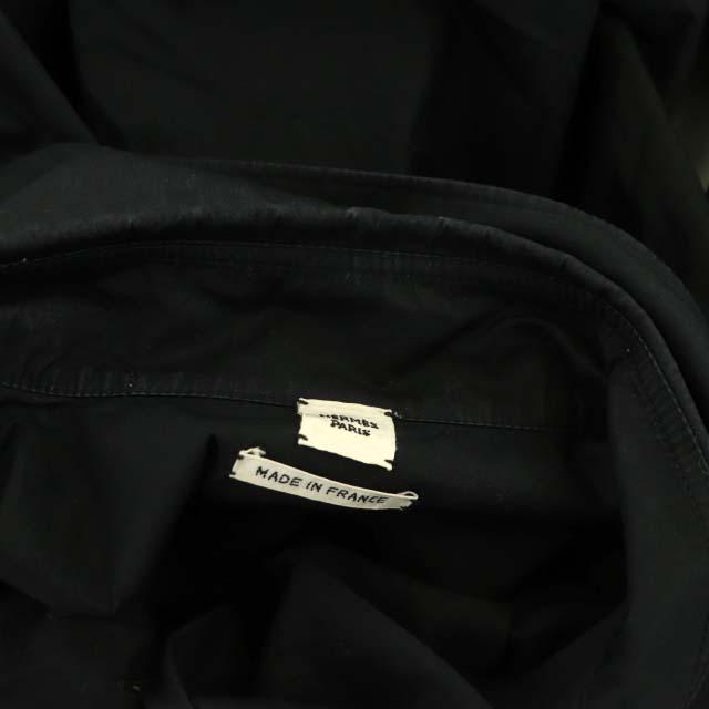 エルメス HERMES マルジェラ期切替デザインブラウス シャツ 切替 長袖