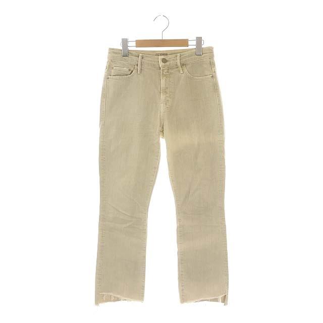 マザー mother INSIDER CROP STEP FRAY デニムパンツ ジーンズ