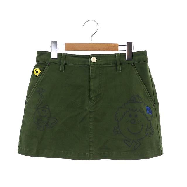 パーリーゲイツ PEARLY GATES ×MR.MEN LITTLE MISS スカート 台形 ミニ 