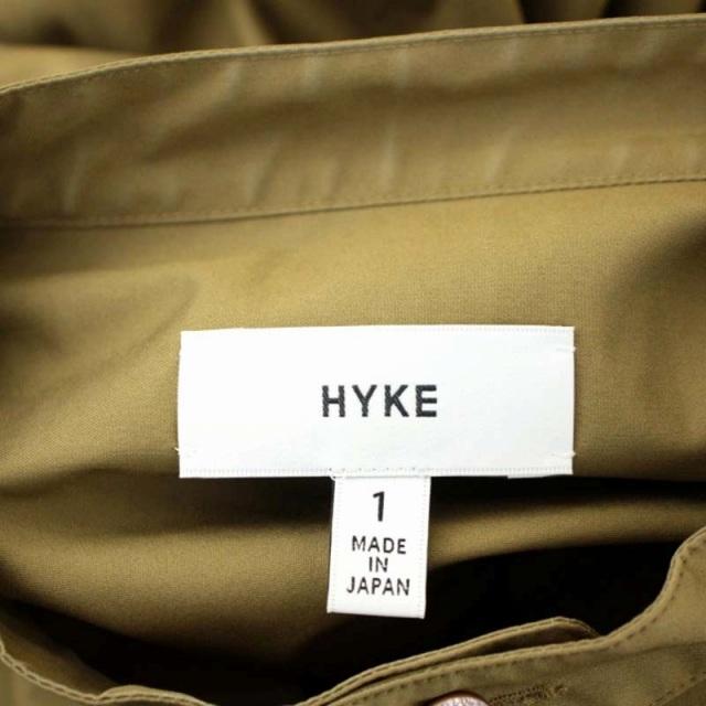 ハイク HYKE T/C LONG/SLV DRESS バルーンスリーブデザイン シャツ