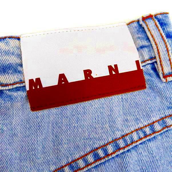 マルニ MARNI 22SS Daisy デニムスカート 台形スカート Aライン